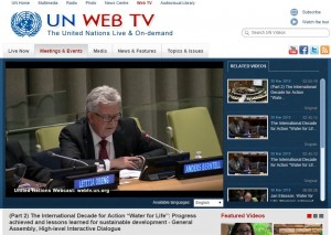 Anders Berntell at the UN GA in NYC