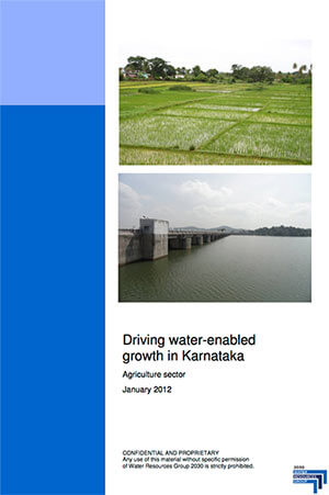 Driving water-enabled growth in Karnataka
